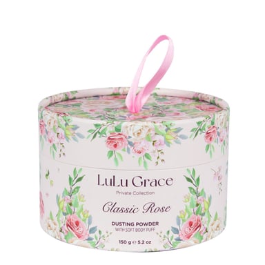 Lulu Grace Classic Rose Dusting Powder 150g