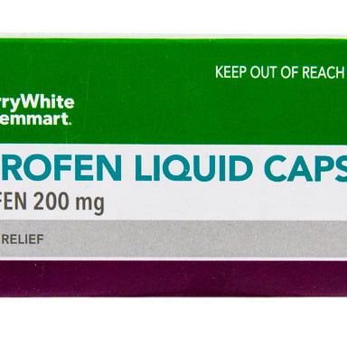 TerryWhite Chemmart Ibuprofen 20 liquid capsules