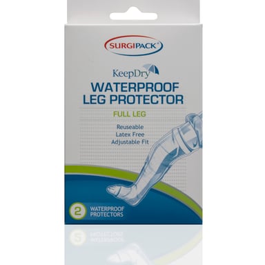 Surgi Pack Keep Dry Waterproof Leg Protector Full Leg 2 pack
