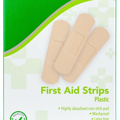 TerryWhite Chemmart First Aid Plastic Strips 40 pack