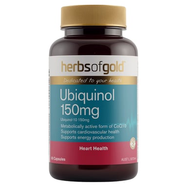 Herbs of Gold Ubiquinol 150mg - 60 capsules