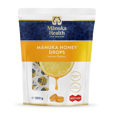 Manuka Health Honey Drops Lemon 58 pack