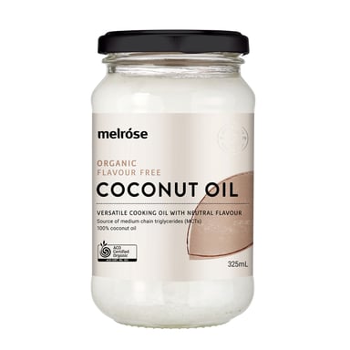 Melrose Organic Flavour Free Coconut Oil 325ml