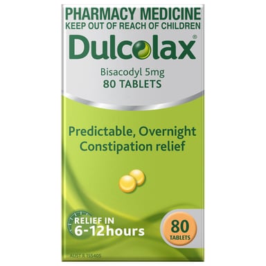 Dulcolax 5mg - 80 tablets