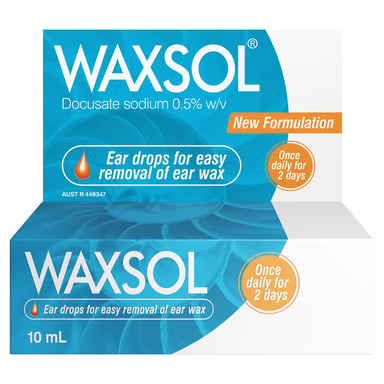 Waxsol Ear Drops 0.5% - 10ml