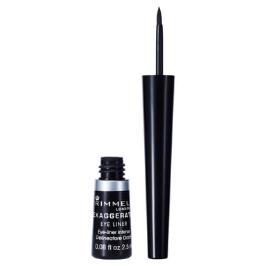 Rimmel Exaggerate Liquid Eye Liner 100 Black 2.5ml