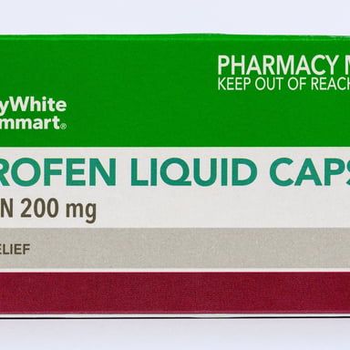 TerryWhite Chemmart Ibuprofen 200mg - 40 liquid capsules