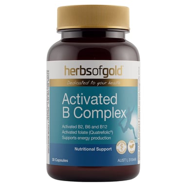 Herbs of Gold Activated B Complex 30 capsules