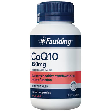 Faulding CoQ10 150mg - 30 capsules