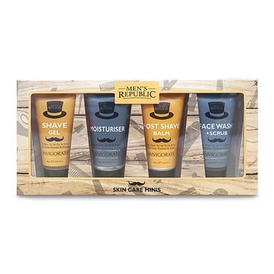 Men's Republic Grooming Kit Skin Care 4 piece