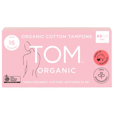 Tom Organic Tampons Mini 16 pack