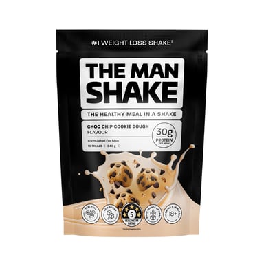 The Man Shake Meal Replacement Choc Chip Cookie Dough 840g