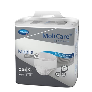 MoliCare Premium Mobile Pants 10D Extra Large 14 pack