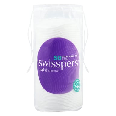 Swisspers Giant Make Up Pads 50 pack