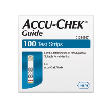 Accu-Chek Guide Blood Glucose Test Strips 100