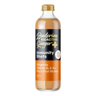 Buderim Bioactive Ginger+ Immunity Shots 350ml