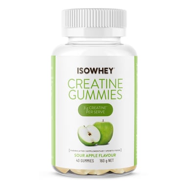 Isowhey Creatine Gummies 40 pastilles