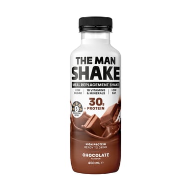 The Man Shake Meal Replacement Drink Chocolate 450ml