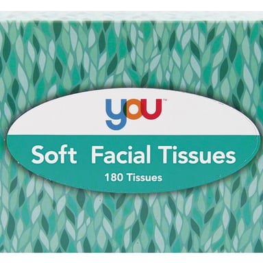 You Soft Facial Tissues 180 Pack