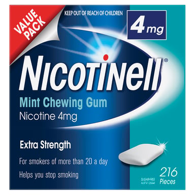 Nicotinell Mint Chewing Gum 4mg - 216 pieces