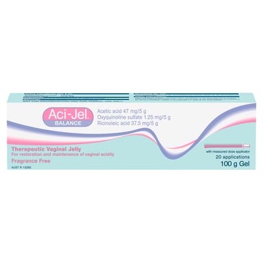 Aci-Jel Balance Therapeutic Vaginal Jelly Fragrance Free 100g