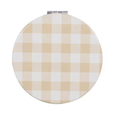 Wicked Sista Round Mirror Classic Gingham 1 each