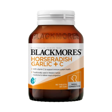 Blackmores Horseradish Garlic + C - 90 tablets