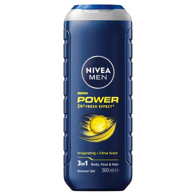 Nivea Men Shower Gel Power Fresh 500ml