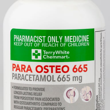TerryWhite Chemmart Para Osteo 665 Bottle - 96 tablets