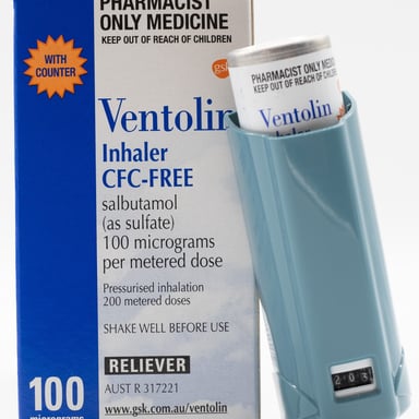 Ventolin Inhaler with Dose Counter 100mcg - 200 doses