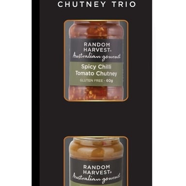Random Harvest Chutney Trio Bon Bon 180g