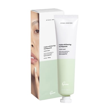 Gem Triple Whitening Toothpaste Crisp Mint 100g