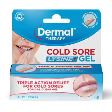 Dermal Therapy Lysine Cold Sore Gel 5g