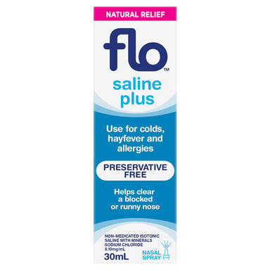 FLO Saline Plus Nasal Spray 30ml