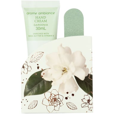Arome Ambiance Floral Glimmer Hands On The Go Gardenia 2 piece
