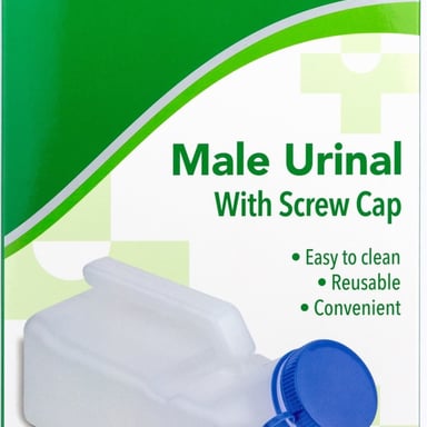 TerryWhite Chemmart Male Urinal With Screw Cap 1 pack