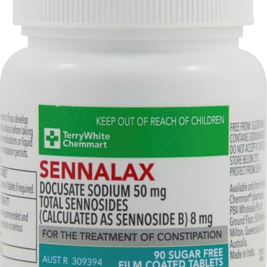 TerryWhite Chemmart Sennalax  90 tablets