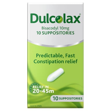 Dulcolax Adult 10mg - 10 suppositories