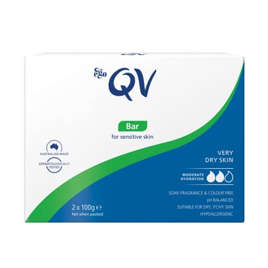 Ego QV Bar 100g - 2 pack