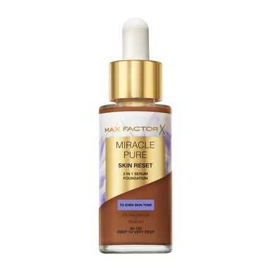 Max Factor Miracle Pure Serum Foundation 95-100 Deep To Very Deep 30ml
