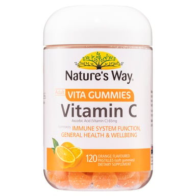 Nature's Way Adult Vita Gummies Vitamin C 120 pastilles