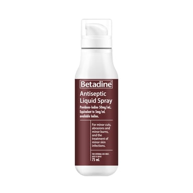 Betadine Antiseptic Liquid Spray 5% - 75ml
