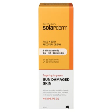 John Plunkett's Solarderm Face & Body Recovery Cream 85ml