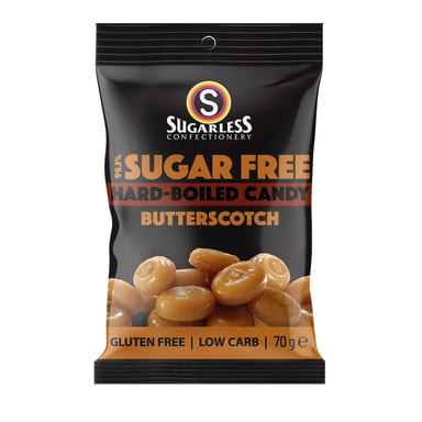 Sugarless Aura Butterscotch 70g