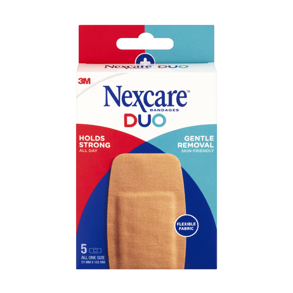 Nexcare DUO Fabric Large 5 pack