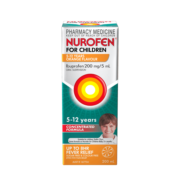 Nurofen For Children 5-12 Years Orange 200ml