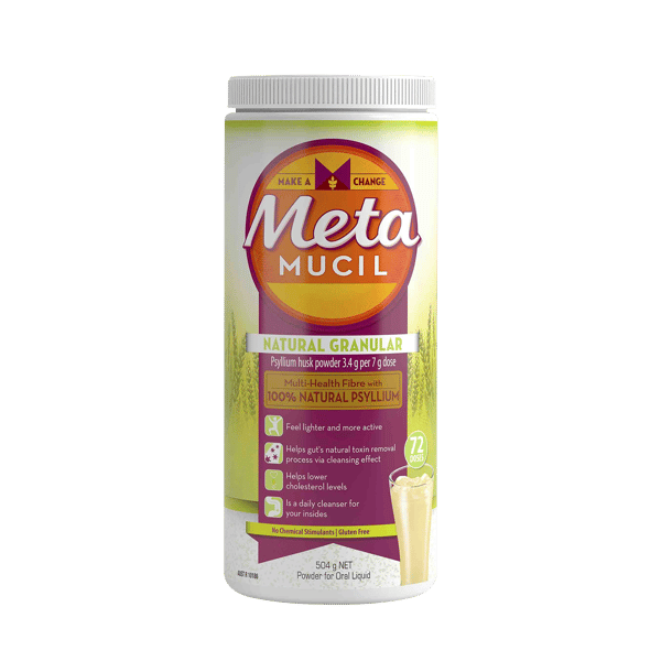 Metamucil Powder Natural Granular 504g - 72 doses