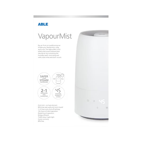 Able Vapour Mist Humidifier 1 each