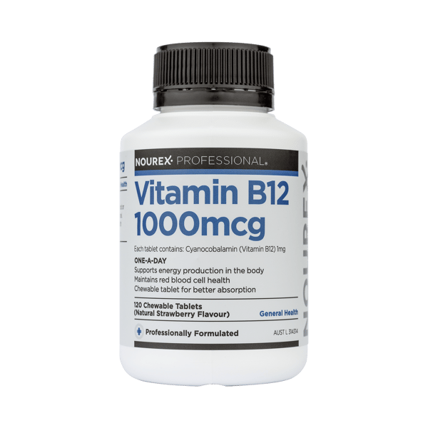Nourex Professional Vitamin B12 1000mcg - 120 tablets