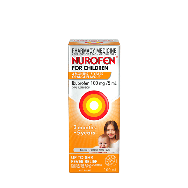 Nurofen for Children 3 Months to 5 Years Orange 100ml